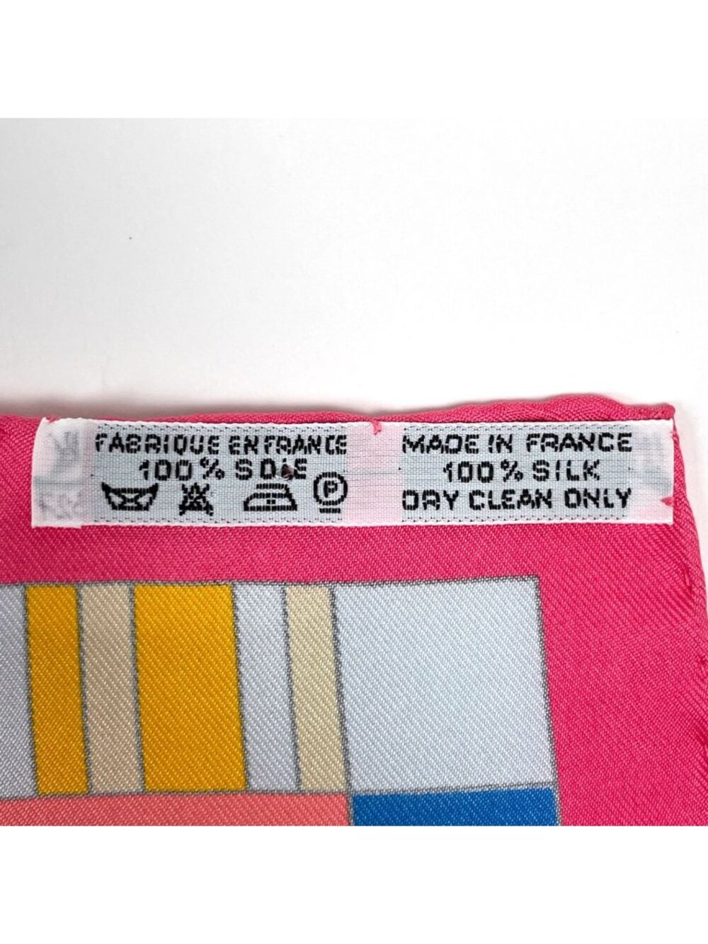Hermes Carre 90 Prieres AU Vent Scarf Prayer in the Wind Silk Pink Multicolor - Picture 2 of 5